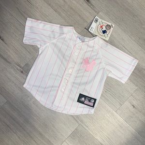 Authentic Majestic Yankees jersey - pink - size 24 months
